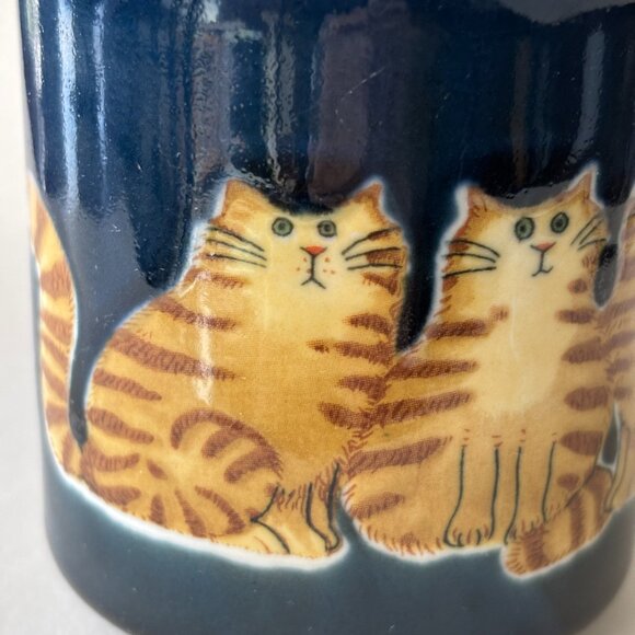 Vintage Otagiri Fluffy Tabby Cats Mug - Picture 1 of 10